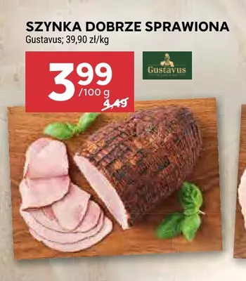 Szynka dobrze sprawiona Gustavus promocja w Stokrotka