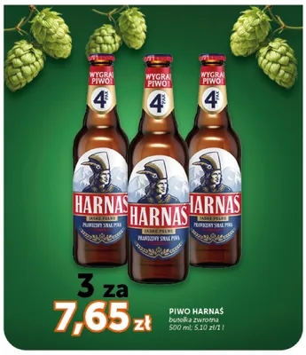 Piwo Harnaś Jasne Pełne promocja w ABC