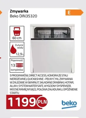 Zmywarka Beko DIN35320 promocja w kakto.pl