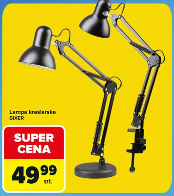 Lampa kreślarska Bixer promocja w Carrefour