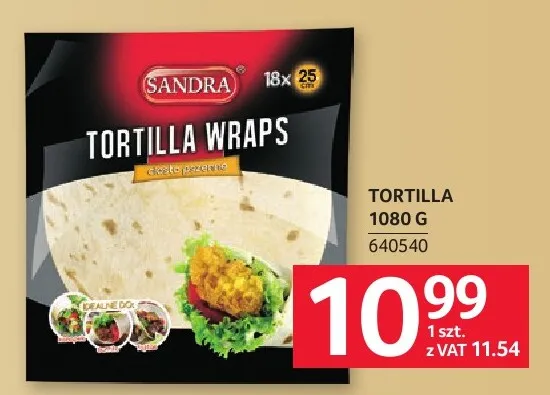 Tortilla Sandra promocja w Selgros