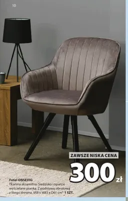 Fotel Onsevig promocja w Jysk