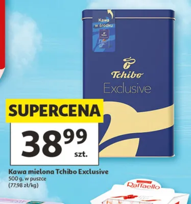 Kawa mielona Tchibo Exclusive w puszce promocja w Auchan