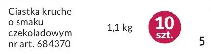 Ciastka kruche o smaku czekoladowym promocja w Makro