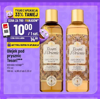 Olejek pod prysznic Tesori d'Oriente Olio di Argan e Cipero Dolce promocja w POLOmarket