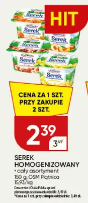 Serek homogenizowany Piątnica promocja w Chata Polska