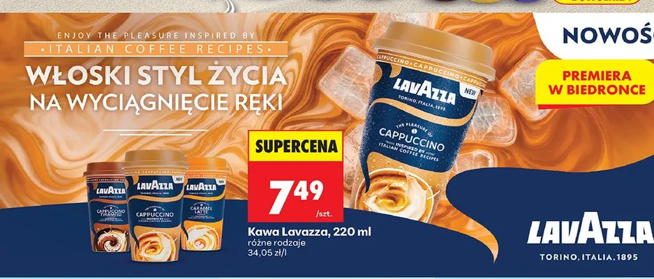 Kawa Lavazza Caramel Latte promocja w Biedronka
