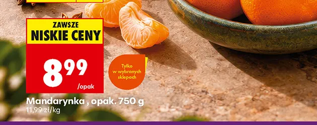 Mandarynki promocja w Biedronka