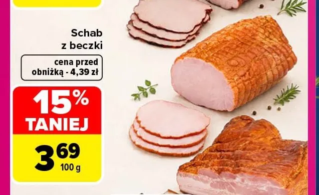 Schab z beczki Stanisławów promocja w Carrefour