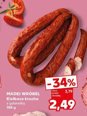 Kiełbasa krucha z galaretką promocja w Kaufland