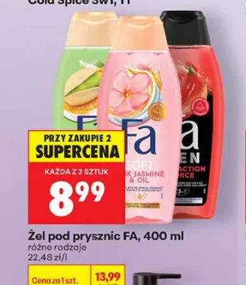 Żel pod prysznic Fa promocja w Biedronka