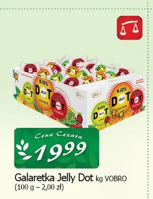 Galaretka Jelly Dot Vobro promocja w CEZAR Delikatesy
