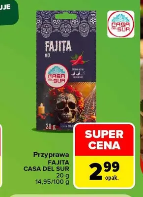 Przyprawa Fajita Casa Del Sur promocja w Carrefour Market