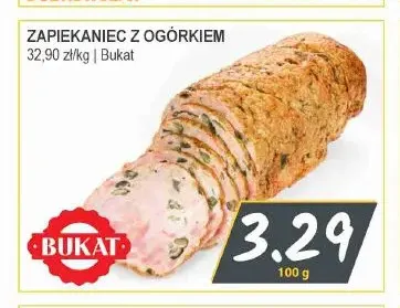 Zapiekaniec z ogórkiem Bukat promocja w Słoneczko