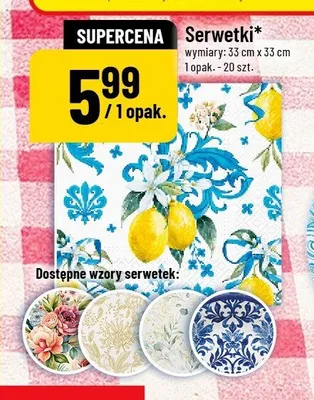 Serwetki papierowe promocja w POLOmarket