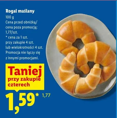 Rogal maślany promocja w Lidl