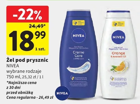 Żel pod prysznic fresh 3w1 promocja w Intermarche