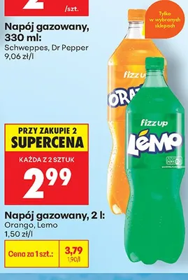 Napój gazowany Orango promocja w Biedronka