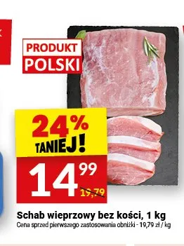 Schab wieprzowy bez kości promocja w Twój Market