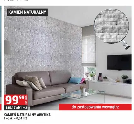 Kamień naturalny Arktika promocja w Merkury Market