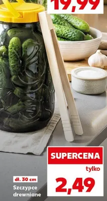 Szczypce drewniane promocja w Kaufland