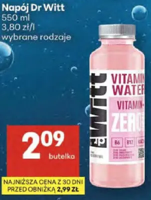 Napój vitamin water zero promocja w Delikatesy Centrum