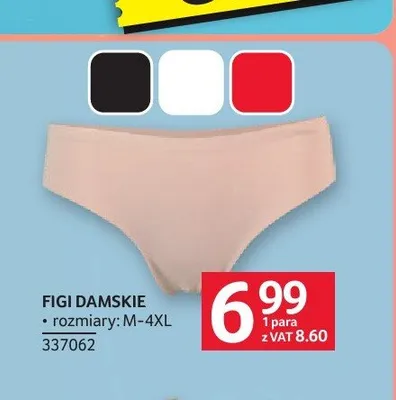 Figi damskie promocja w Selgros