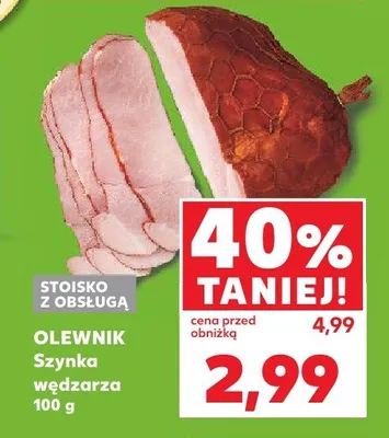 Szynka wędzarza Olewnik promocja w Kaufland