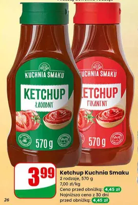 Ketchup pikantny promocja w Dino