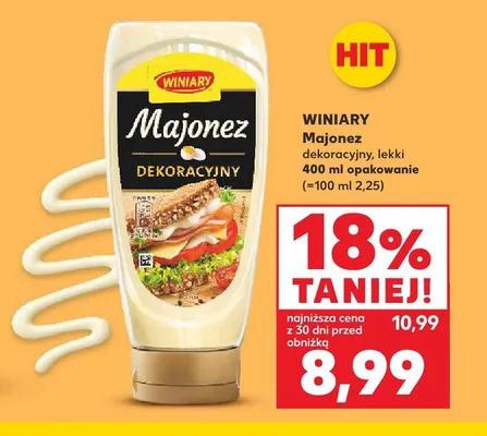 Majonez lekki Winiary promocja w Kaufland