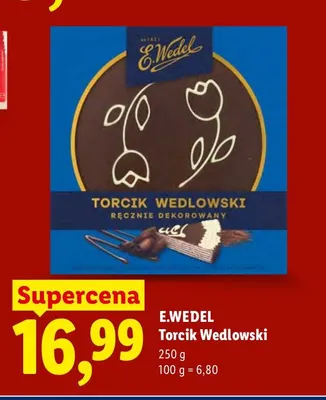 Torcik Wedlowski E.Wedel promocja w Lidl