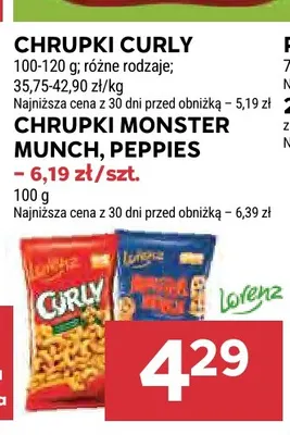 Chrupki Lorenz Curly promocja w Stokrotka