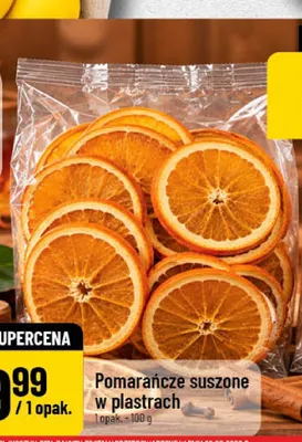 Pomarańcze suszone w plastrach promocja w POLOmarket