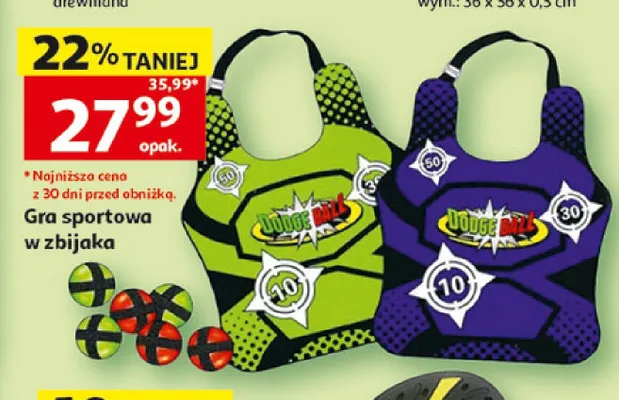 Gra sportowa w zbijaka promocja w Auchan