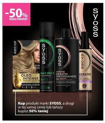 Kosmetyki Syoss promocja w Hebe