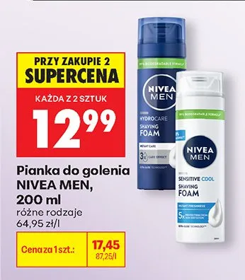 Pianka do golenia  promocja w Biedronka