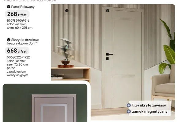 Panel Rolowany kolor kaszmir wym. 60x275cm promocja w Castorama