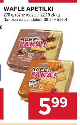 Wafle Apetilki promocja w Stokrotka
