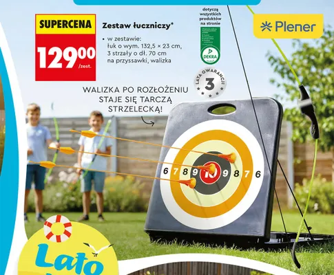 Zestaw łuczniczy promocja w Biedronka