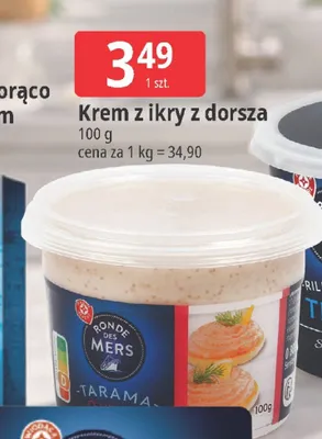 Krem z ikry z dorsza promocja w Leclerc