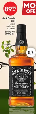 Whisky Old No.7 Tennessee sour mash apple promocja w Żabka