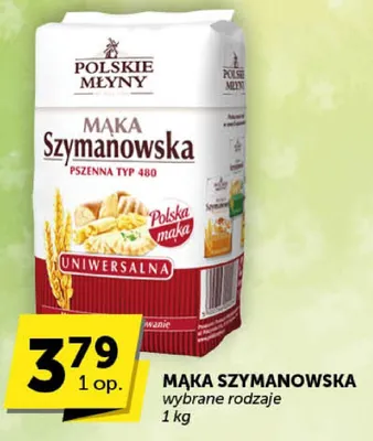 Mąka Szymanowska pszenna typ 480 promocja w Groszek
