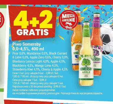 Piwo Somersby Apple promocja w Twój Market