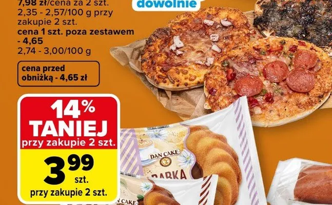 Pizza mini Carrefour promocja w Carrefour