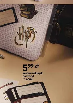 Zestaw naklejek na zeszyt Harry Potter promocja w Empik