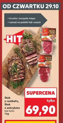 Stek z rostbefu Sokołów promocja w Kaufland