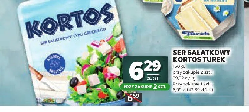 Ser sałatkowy Kortos Turek promocja w Stokrotka