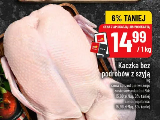 Kaczka bez podrobów z szyją promocja w POLOmarket