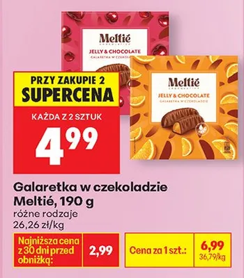 Galaretka w czekoladzie Jelly & Chocolate różne rodzaje promocja w Biedronka