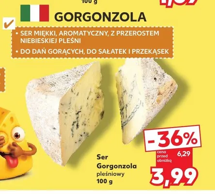 Ser Gorgonzola pleśniowy promocja w Kaufland